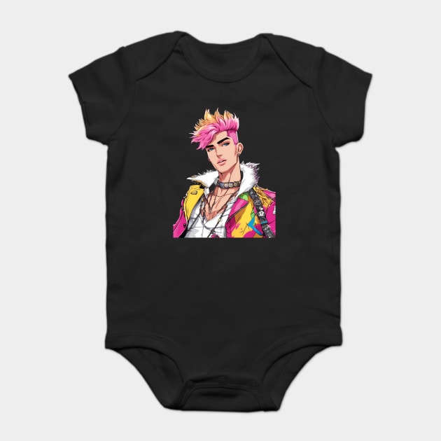 Cute Boy Baby Bodysuit by animegirlnft